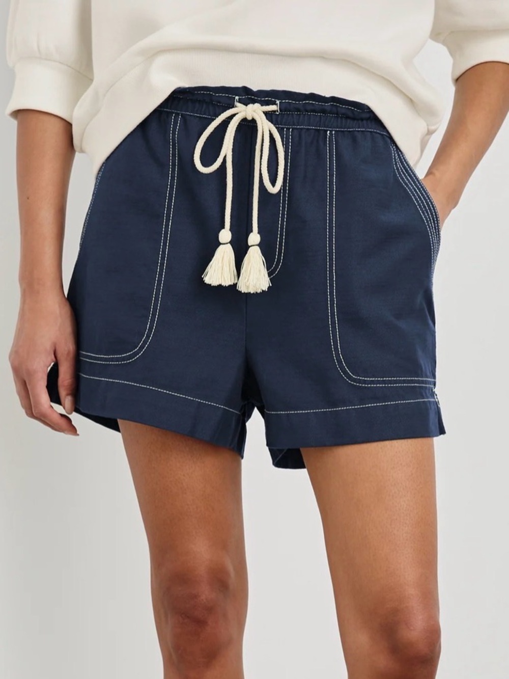 NWT Rails Astra Short with Tassel Navy